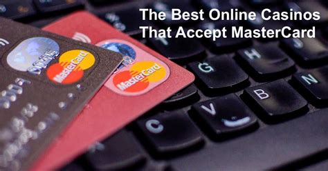 casino sites that take Mastercard